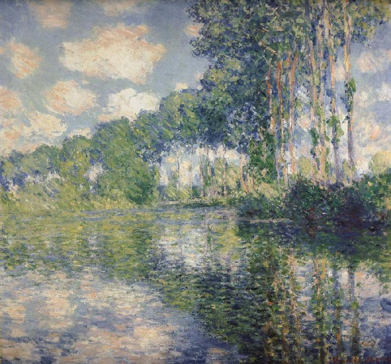 Claude Monet Poplars on the Banks of the River Epte china oil painting image